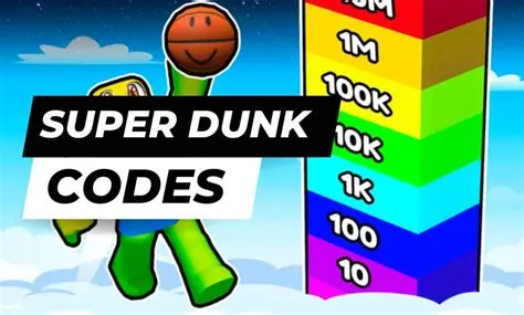 Super Dunk Simulator codes january 2024