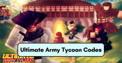 Ultimate Army Tycoon codes january 2024